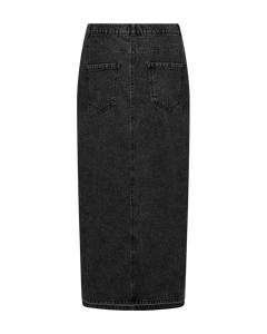 CMCHARLEE - LANG DENIM NEDERDEL I SORT