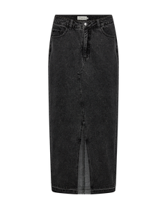 CMCHARLEE - LANG DENIM NEDERDEL I SORT