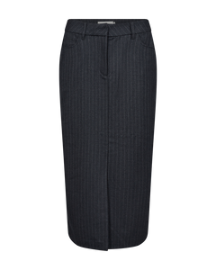 CMTAILOR - PINSTRIPE NEDERDEL I GRÅ