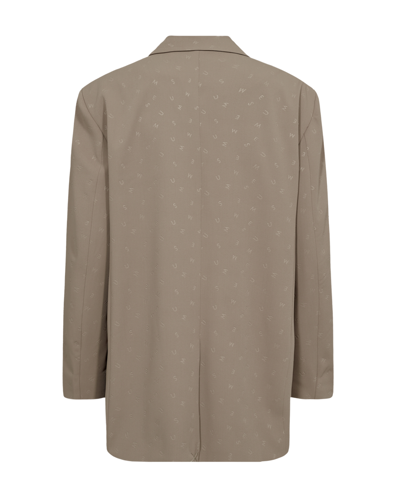 CMDAN - MØNSTRET BLAZER I BEIGE