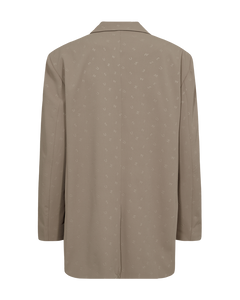 CMDAN - MØNSTRET BLAZER I BEIGE