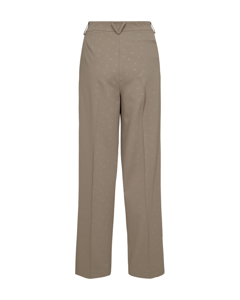 CMDAN - MØNSTREDE BUKSER I BEIGE