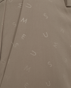 CMDAN - MØNSTREDE BUKSER I BEIGE
