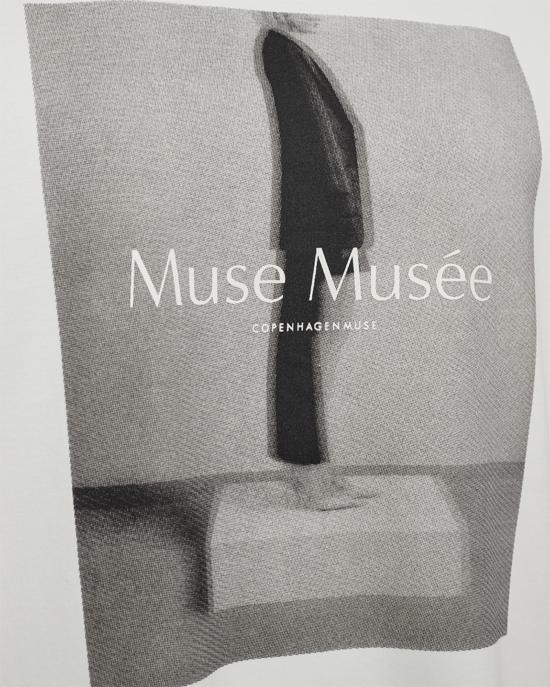 CMMUSE - T-SHIRT I RÅHVID