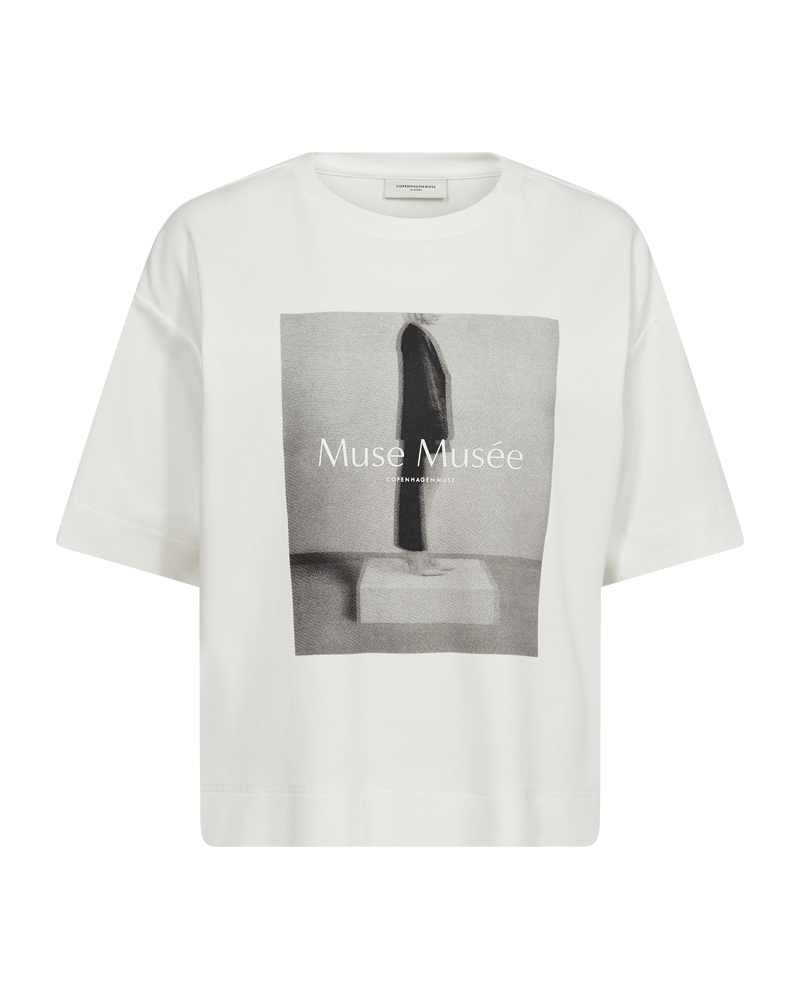 CMMUSE - T-SHIRT I RÅHVID