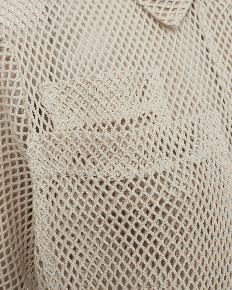 CMNINA - SKJORTE I BEIGE
