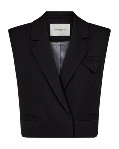 CMTAILOR - KORT VEST I SORT