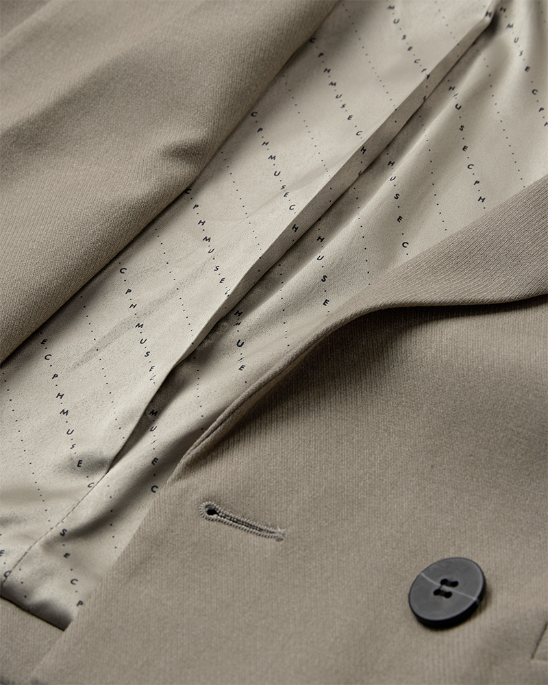 CMTAILOR - KORT VEST I BEIGE