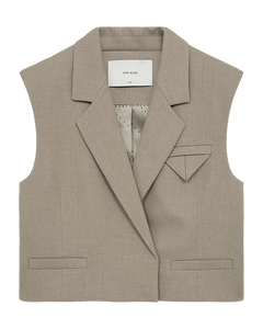CMTAILOR - KORT VEST I BEIGE