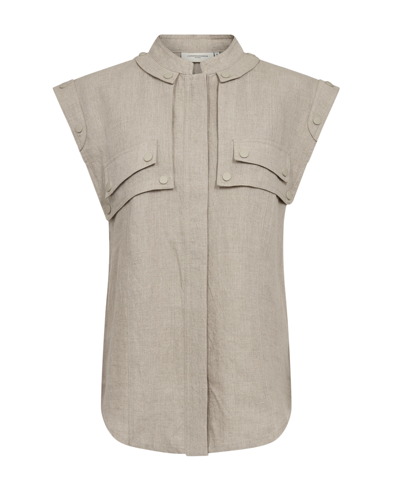 CMNATULI - HØRSKJORTE I BEIGE