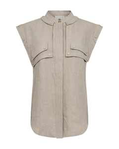 CMNATULI - HØRSKJORTE I BEIGE