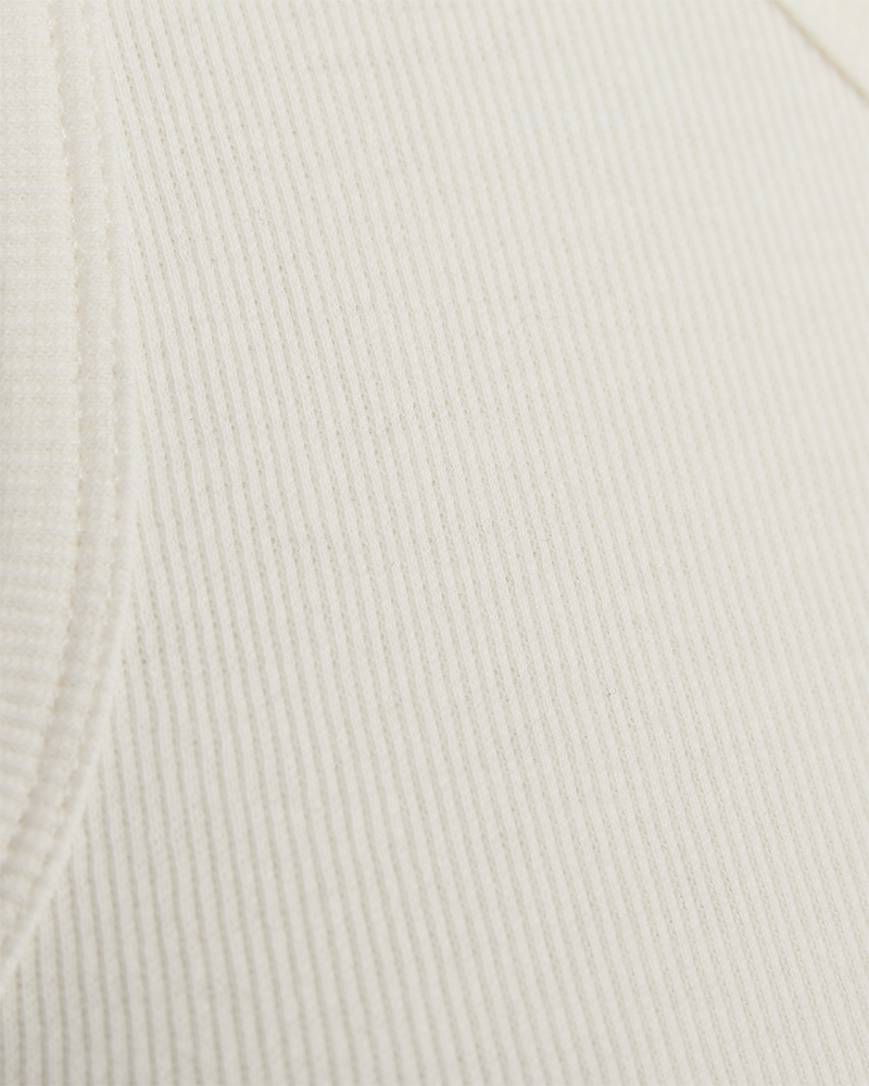 CMSIV - ONE-SHOULDER TOP I RÅHVID