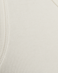 CMSIV - ONE-SHOULDER TOP I RÅHVID