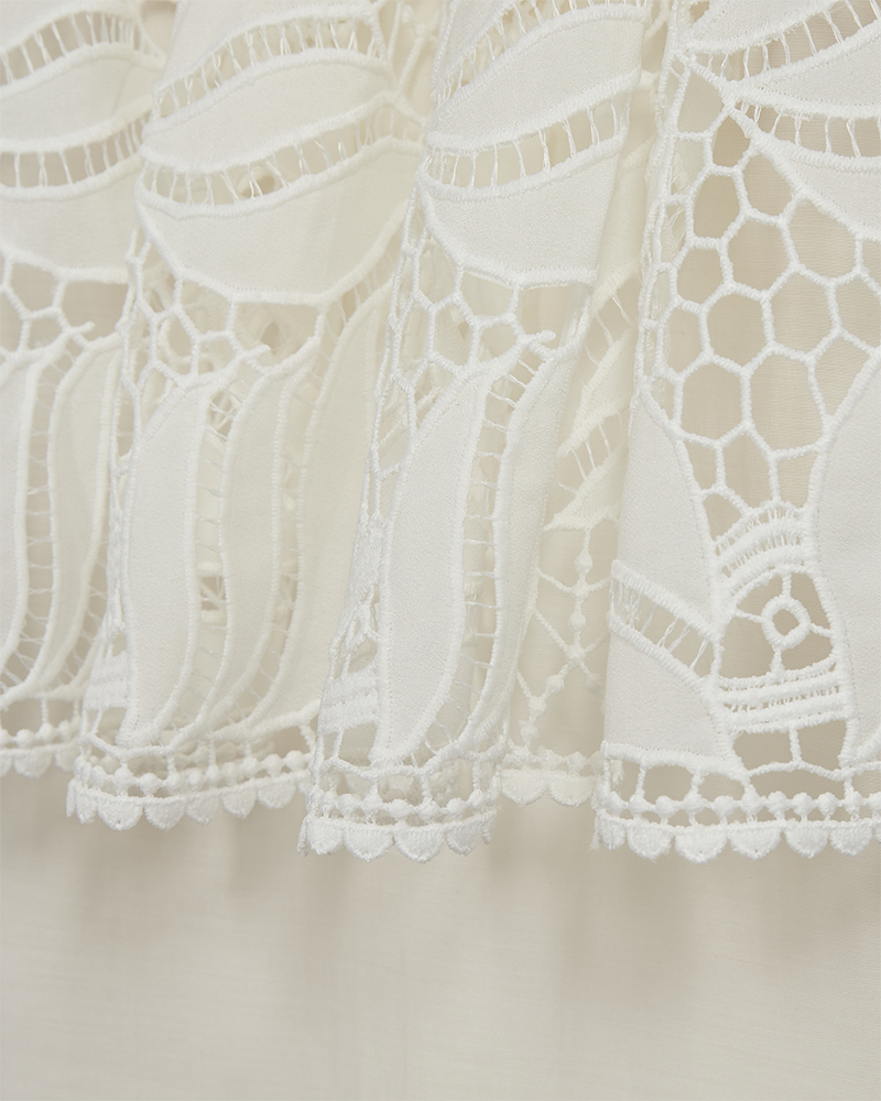 CMMOLLY - OFF-SHOULDER BLUSE I RÅHVID