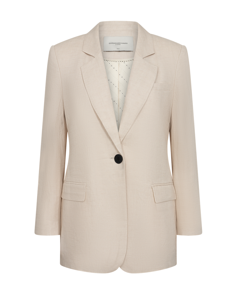 CMNATURE - BLAZER I BEIGE,RÅHVID