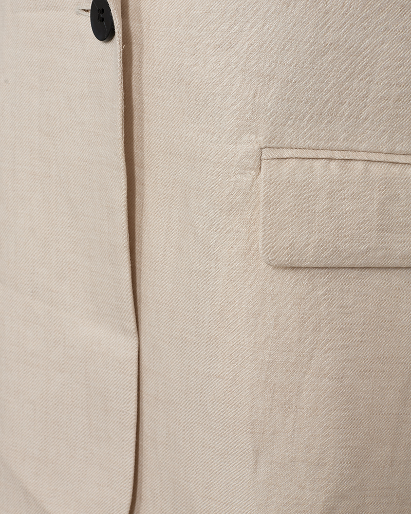 CMNATURE - BLAZER I BEIGE,RÅHVID