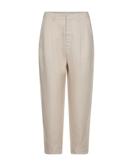 CMNATURE - BUKSER I BEIGE,RÅHVID