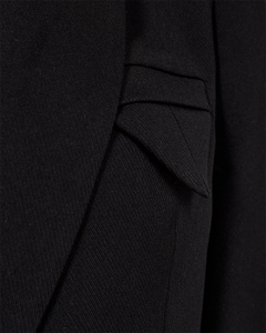 CMTAILOR - KORT BLAZER MED FJER I SORT