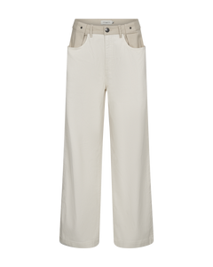 CMCHARLEE - JEANS I HVID OG BEIGE,RÅHVID