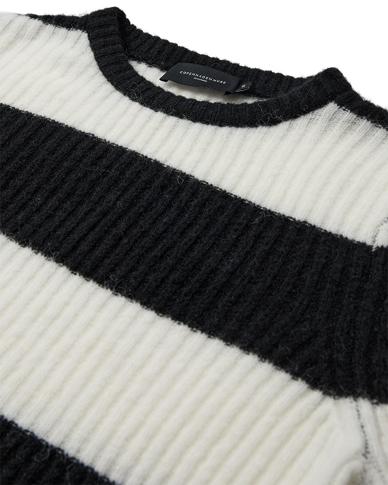 CMIBRA - PULLOVER I SORT,RÅHVID