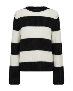 CMIBRA - PULLOVER I SORT,RÅHVID