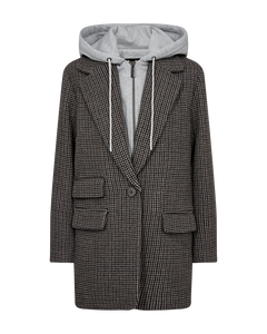 CMWOO - HOODIE-JAKKE I SORT