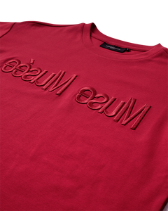 CMMUSE - T-SHIRT I RØD
