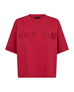 CMMUSE - T-SHIRT I RØD