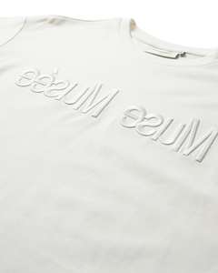 CMMUSE - T-SHIRT I RÅHVID