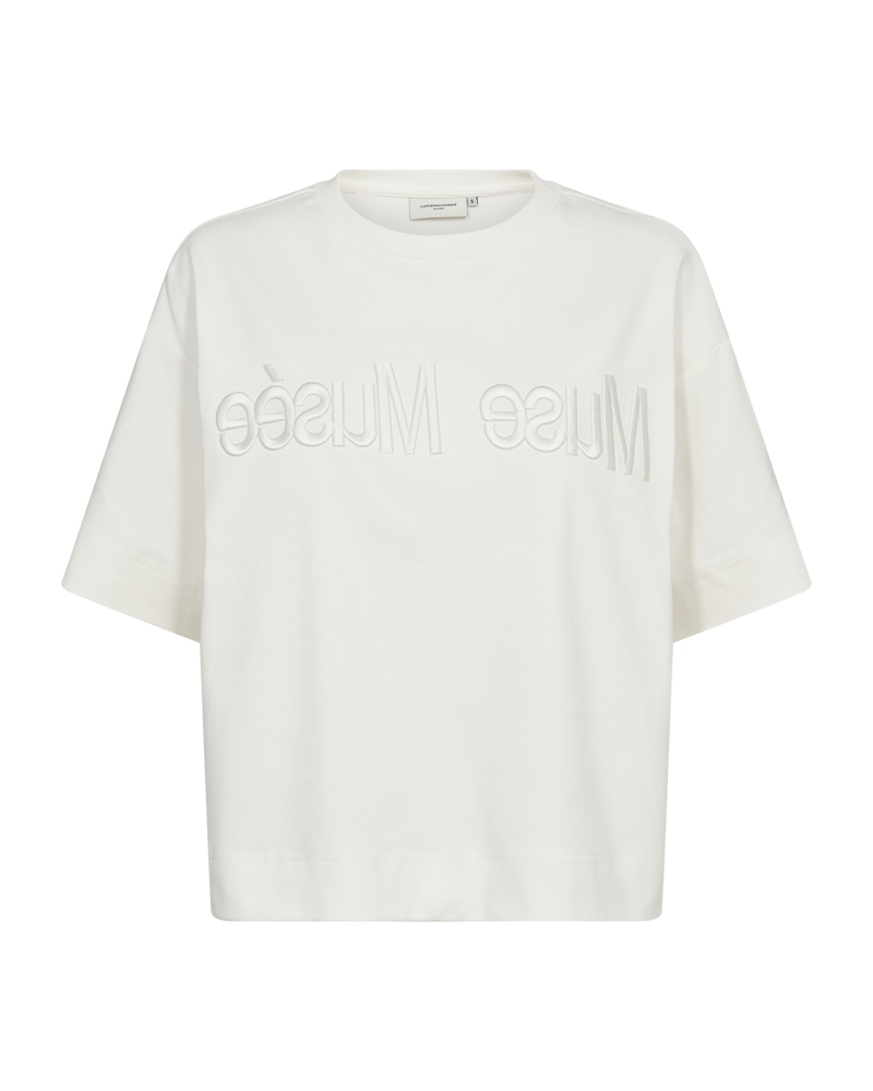 CMMUSE - T-SHIRT I RÅHVID