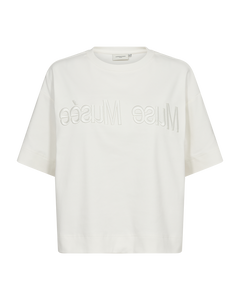 CMMUSE - T-SHIRT I RÅHVID