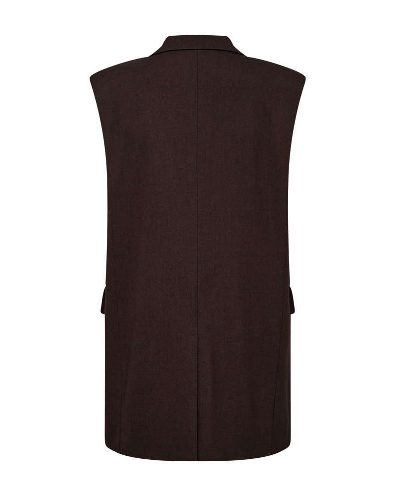 CMTAILOR - VEST I BRUN