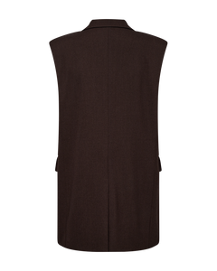 CMTAILOR - VEST I BRUN