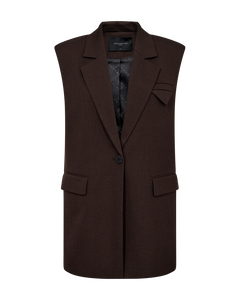 CMTAILOR - VEST I BRUN