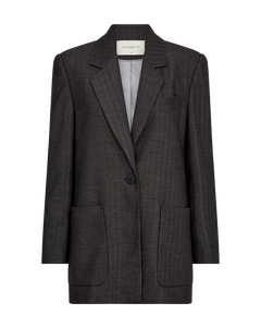 CMTAILOR - BLAZER I GRÅ OG SORT