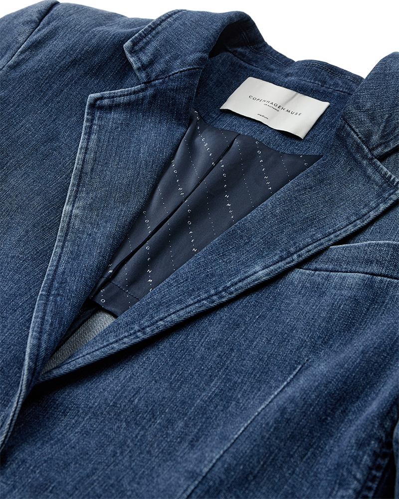CMJEAN - DENIMBLAZER I BLÅ