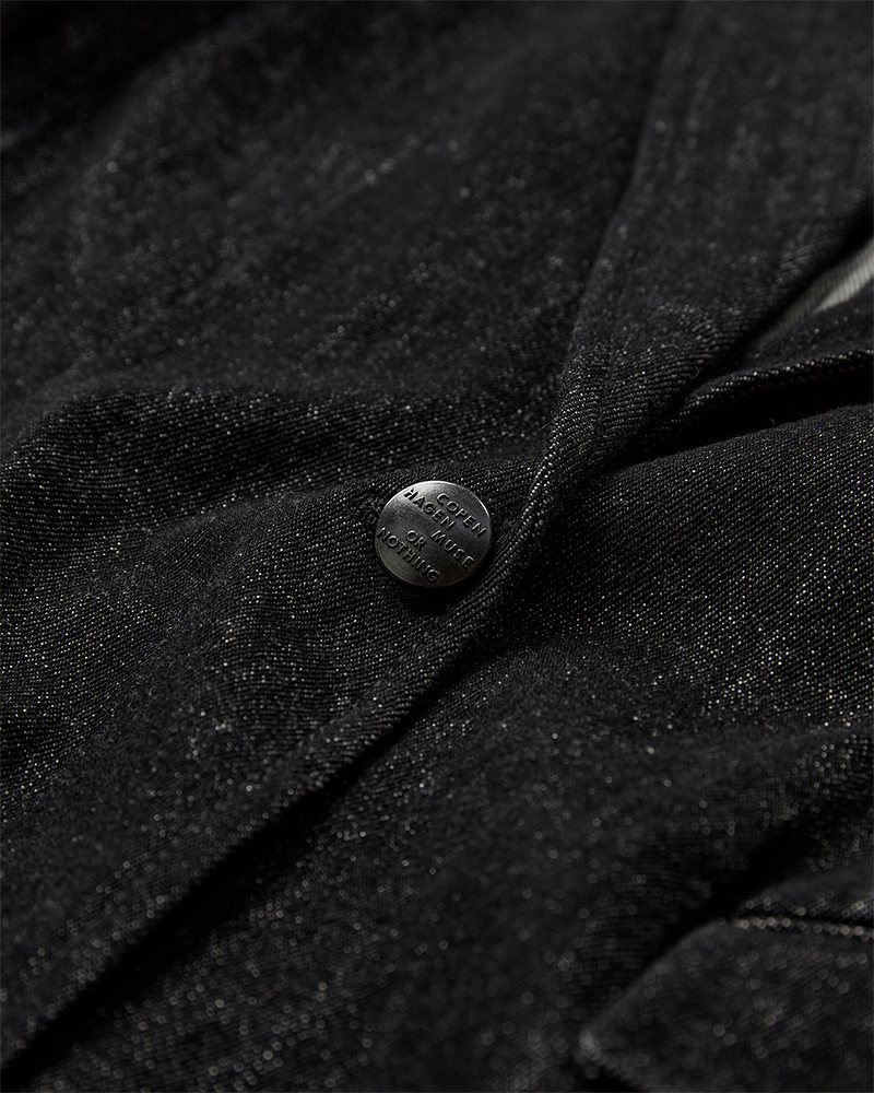 CMJEAN - DENIMBLAZER I SORT