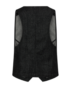 CMJEAN - DENIMWAISTCOAT I SORT