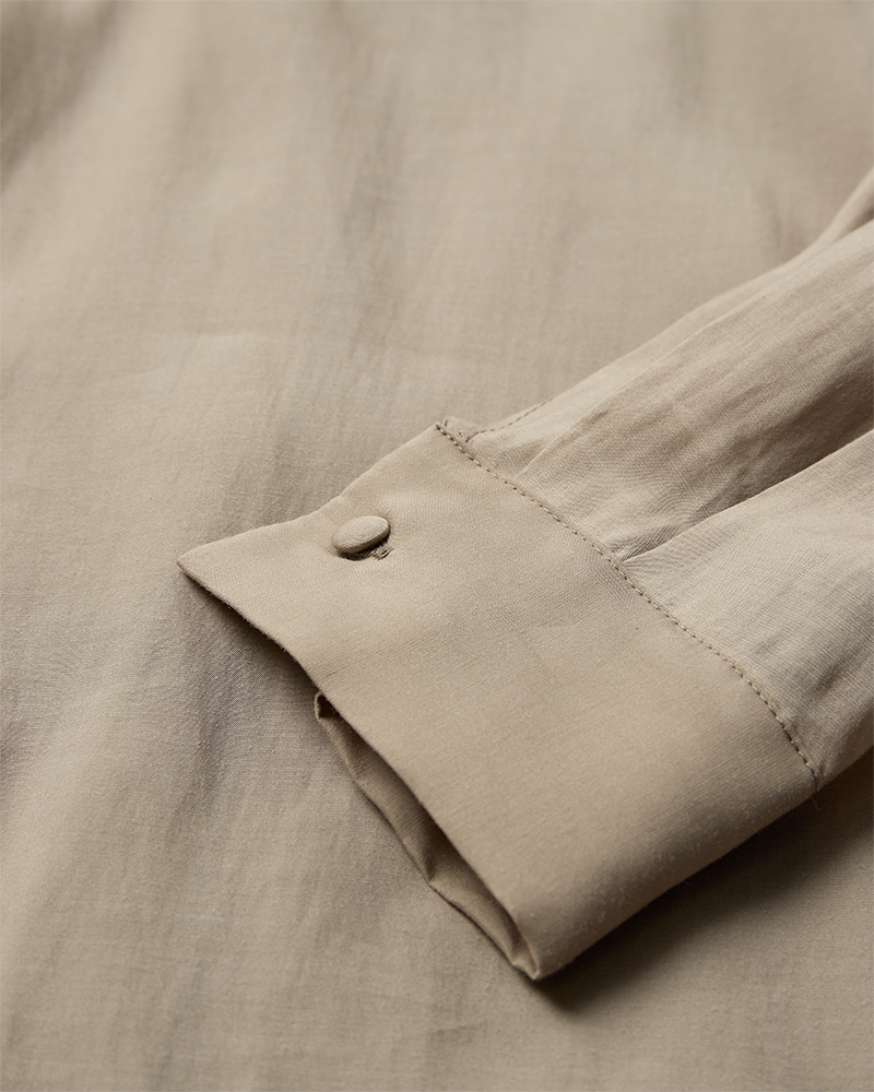 CMMOLLY - SKJORTE MED BLONDER I BEIGE