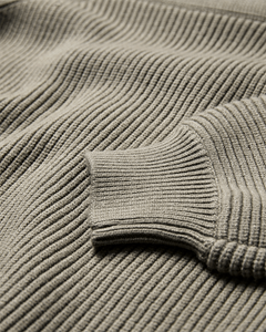 CMCOLIN - RIBSTRIKKET PULLOVER I BEIGE
