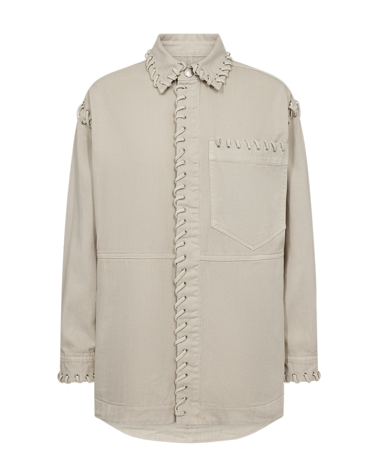 CMCHARLEE - DENIMJAKKE I RÅHVID