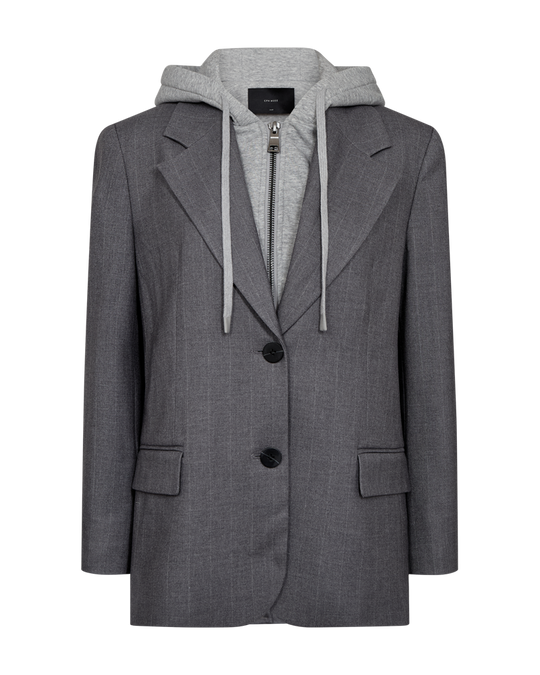 CMTAILOR - HOODIE BLAZER I GRÅ