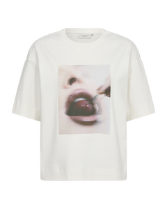 CMMUSE - T-SHIRT I RÅHVID