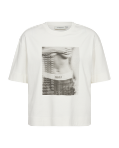 CMMUSE - T-SHIRT I RÅHVID