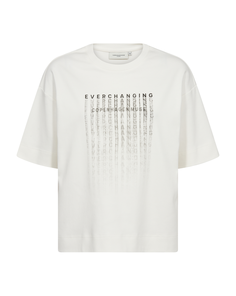 CMMUSE - T-SHIRT I RÅHVID