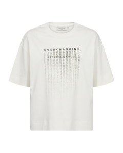 CMMUSE - T-SHIRT I RÅHVID