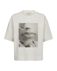 CMMUSE - T-SHIRT I RÅHVID