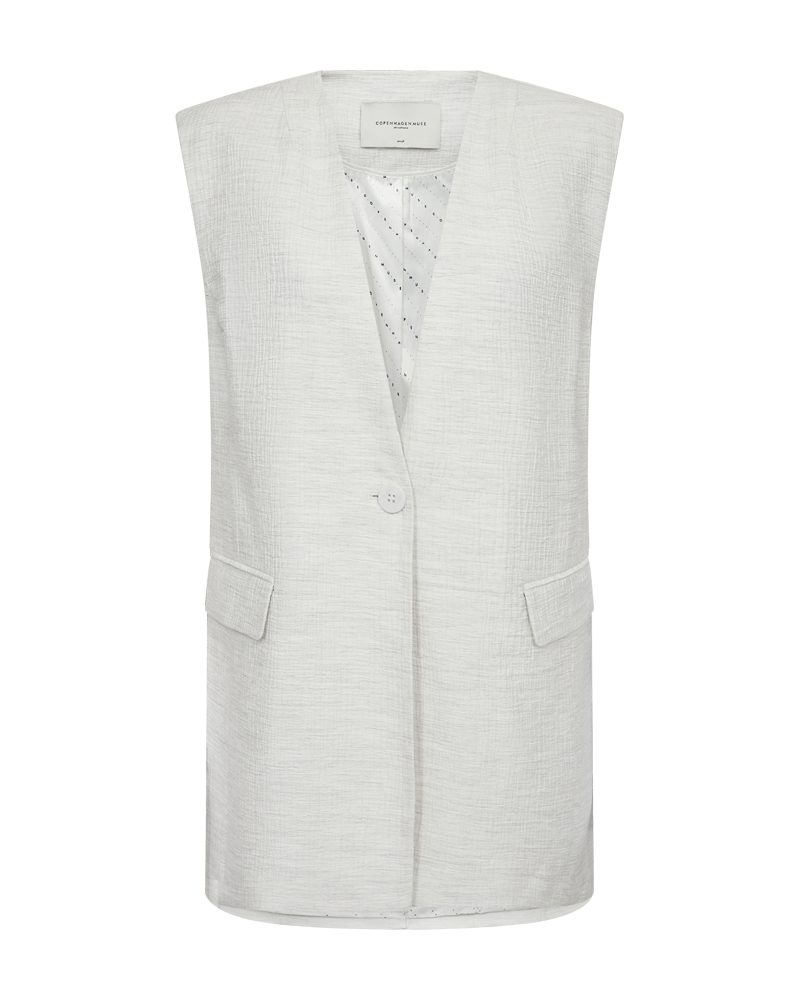 CMBRIE - LANG VEST I RÅHVID