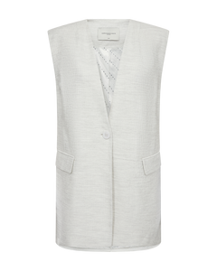 CMBRIE - LANG VEST I RÅHVID