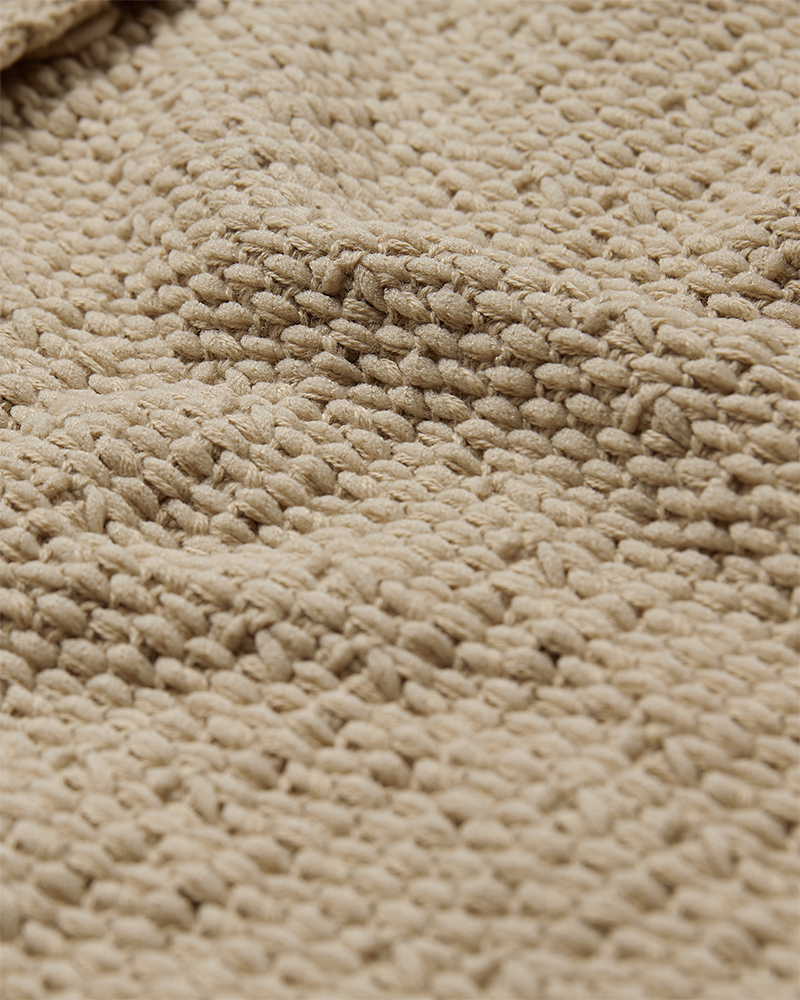 CMFIONA - STRIKKET CARDIGAN I BEIGE